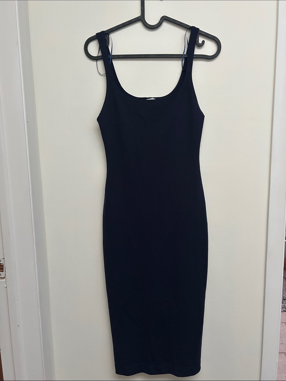 Zara Black Sleeveless Midi Tank Dress